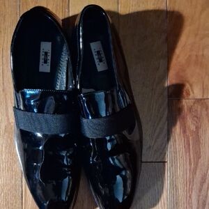 Joseph Abboud Shiny Black Loafers